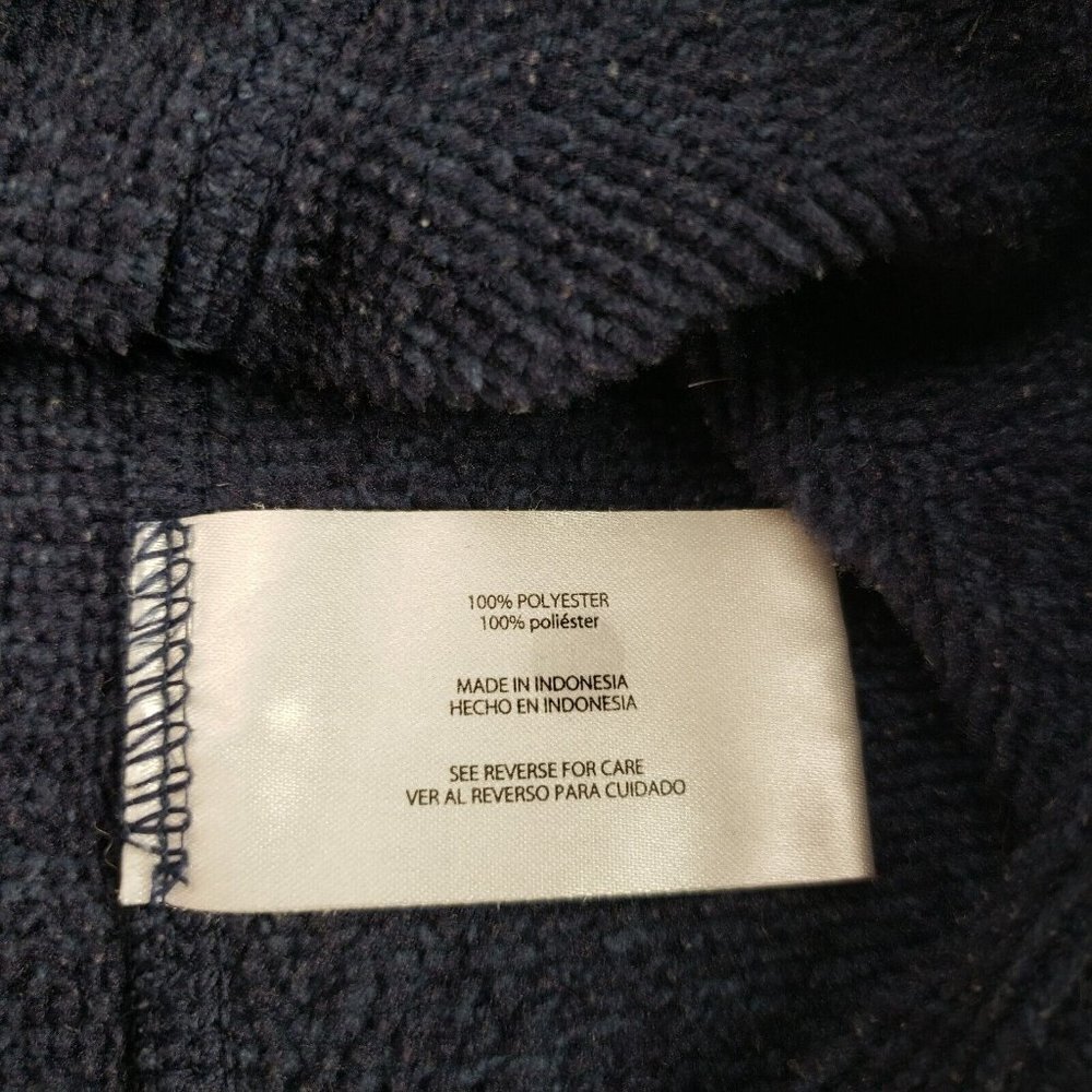 Woolrich Quarter Zip Pullover Sweater Mens XL Blue Long Sleeve Fleece Jacket - Picture 8 of 10
